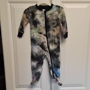 Nike Kids Footie - Black and Multicolor Splash